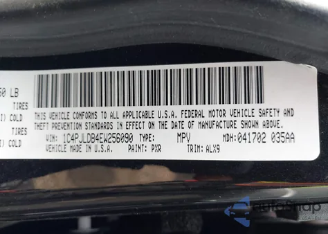 2014 Jeep Cherokee Limited z USA, uszkodzony, nr VIN 1C4PJLDB4EW256090